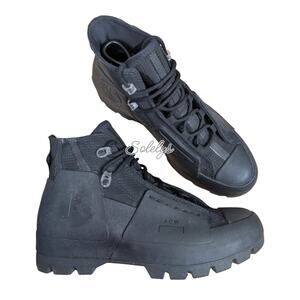 Converse x A-COLD-WALL* CTAS Lugged High Monochrome Triple Black Sneaker 6.5